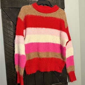 Colorful Striped Women's Sweater